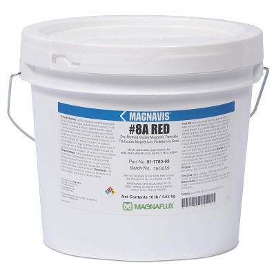#8A RED 45 LB DRY NON-FLUORESCENT MATERI