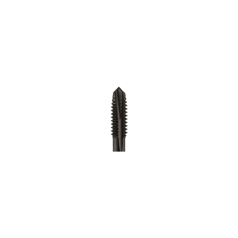 Spiral Point Tap: Metric, 2 Flutes, 3 to 5P, 2B Class of Fit, Vanadium High Speed Steel, Oxide/Nitride Coated