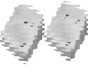 20-3/4 in. Wall Mount Rectangular Vitreous China Bathroom Sink in White