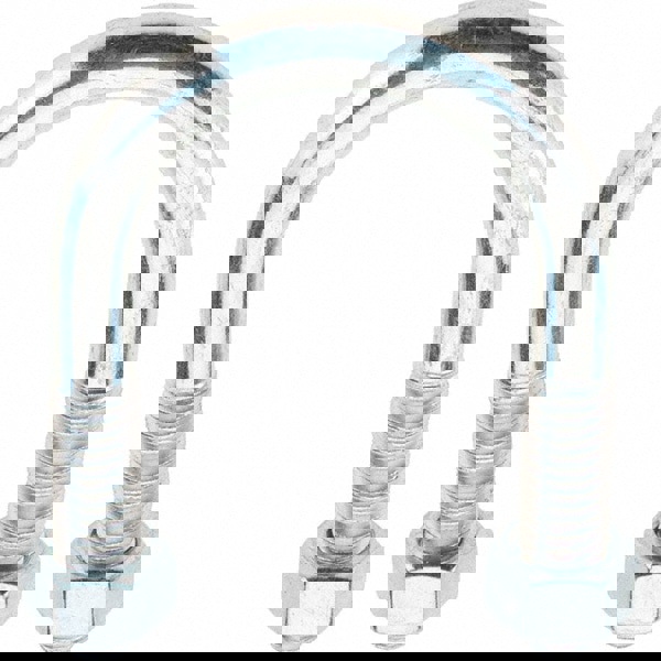 Round U-Bolt: Without Mount Plate, 3/8-16 UNC, 1-1/4