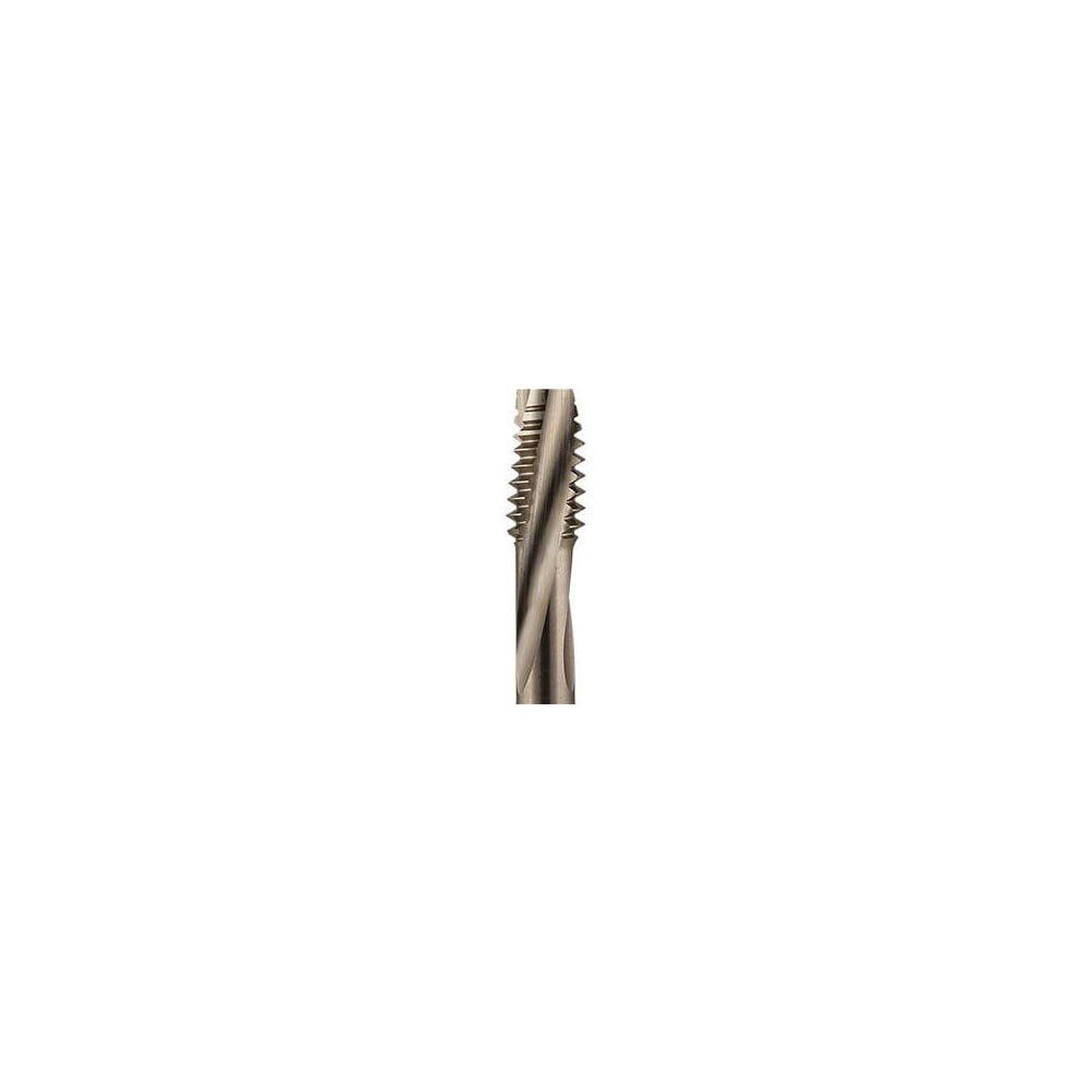 Spiral Flute Tap: M12x1.75, Metric, 3 Flute, 3 - 4, 2B Class of Fit, Vanadium High-Speed Steel, Nickel Finish