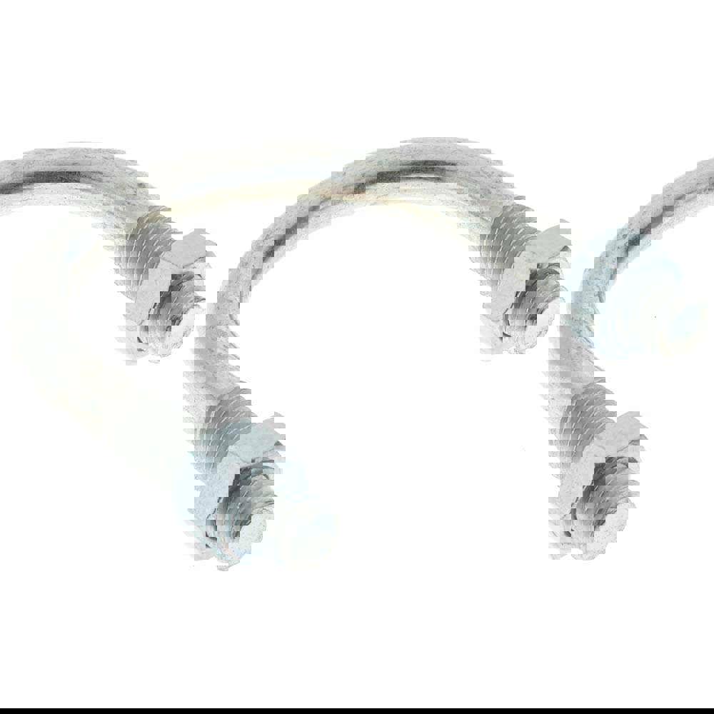 Round U-Bolt: Without Mount Plate, 3/8-16 UNC, 1-1/4