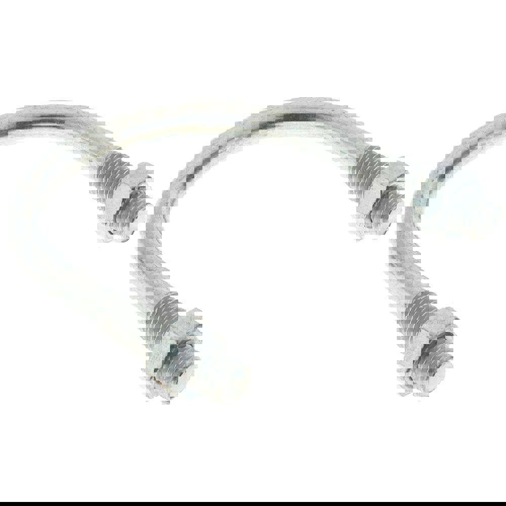 Round U-Bolt: Without Mount Plate, 3/8-16 UNC, 1-1/4