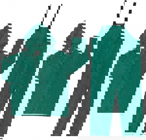 Rain Suit with Pants: Size 3X-Large, Non-Hazardous Protection, Green, Nylon & PVC