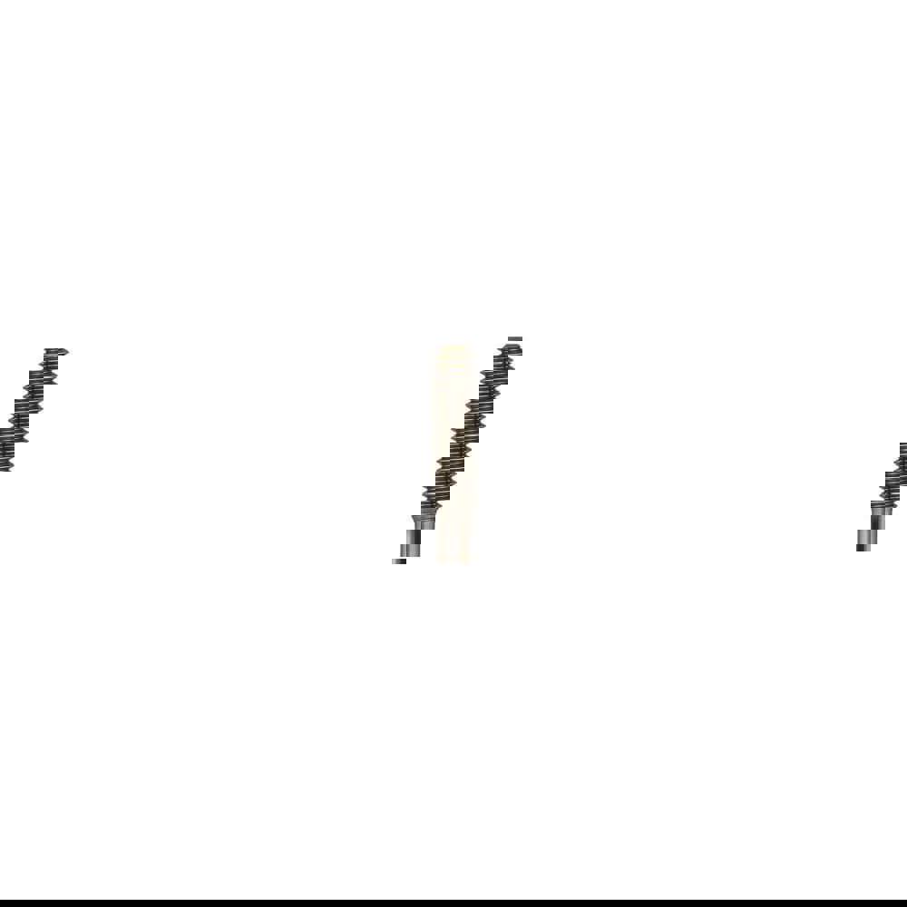 Thread Forming Tap: #12-24 UNC, 2B Class of Fit, Bottoming, Vanadium High-Speed Steel, Nitride Coated