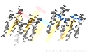 1/4 TURN VLV W/ LONG SHK RED.