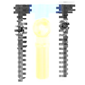 1/4 TURN VLV W/ LONG SHK BLUE