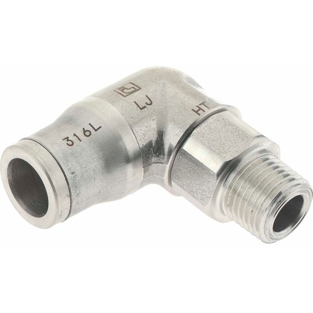 Push-To-Connect Tube to Male & Tube to Male NPT Tube Fitting: 1/8