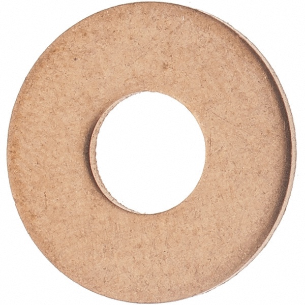 Standard Flat Washer: Copper, Plain Finish