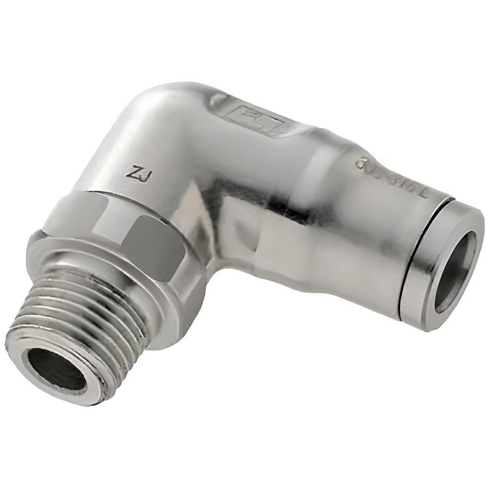 Push-To-Connect Tube to Male & Tube to Male BSPT Tube Fitting: 1/4