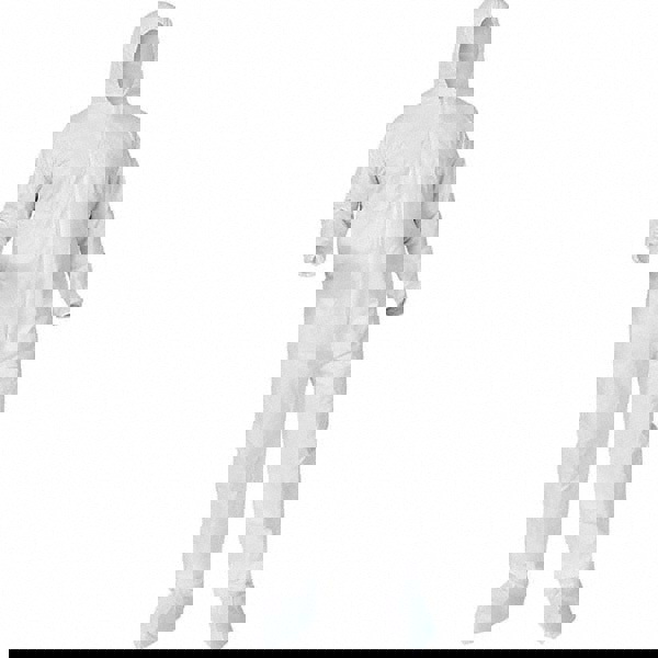 Disposable Coveralls: Size 2X-Large, Polypropylene, Zipper Closure