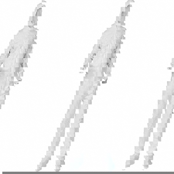 Disposable Coveralls: Size X-Large, Polypropylene, Zipper Closure