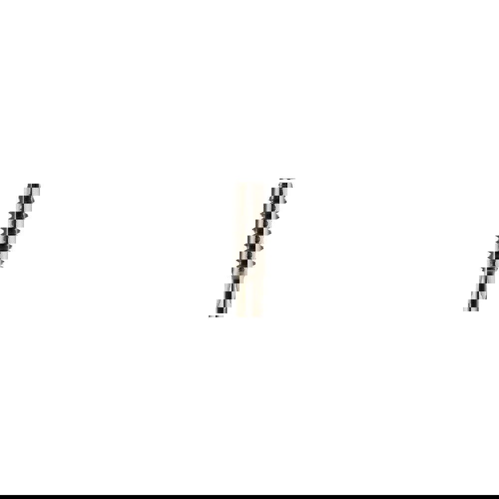 Straight Flute Taps; Tap Type: Straight Flute ; Thread Size (Inch): #4-40 ; Thread Standard: UNC ; Chamfer: Plug ; Material: Vanadium High-Speed Steel ; Coating/Finish: Bright