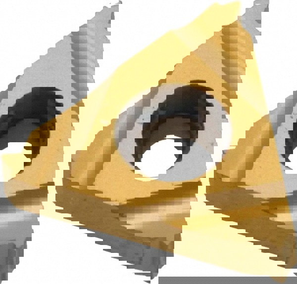 Laydown Threading Insert: 16 ER 20UN P25C/GOLD, Solid Carbide