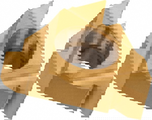 Laydown Threading Insert: 16 ER 8NPT P25C/GOLD, Solid Carbide