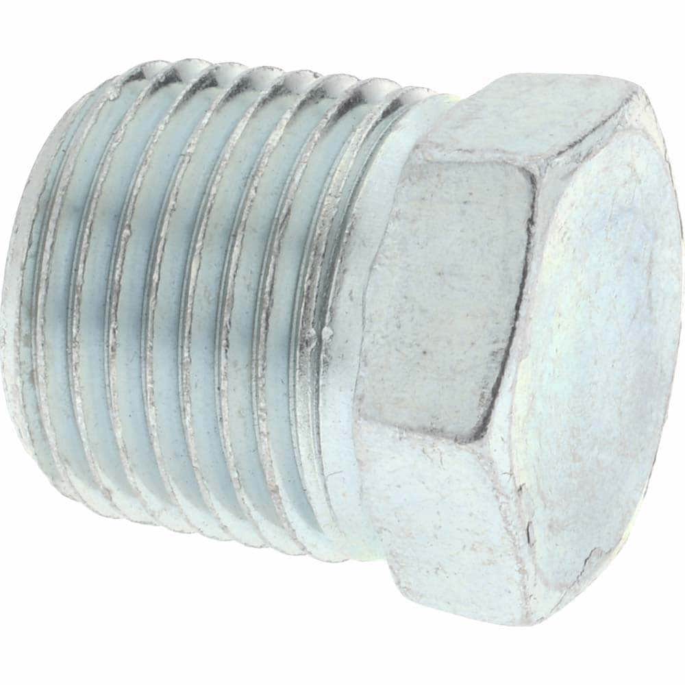Industrial Pipe Hex Plug: 3/8