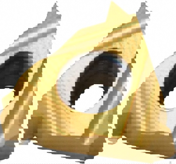 Laydown Threading Insert: 16 IR 10UN P25C/GOLD, Solid Carbide