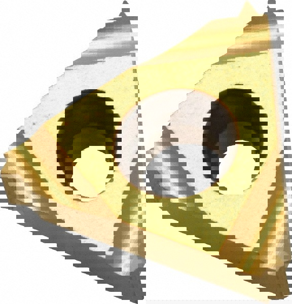 Laydown Threading Insert: 16 IR 20UN P25C/GOLD, Solid Carbide