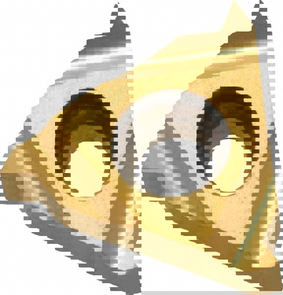 Laydown Threading Insert: 16 IR A60 MXC/GOLD, Solid Carbide