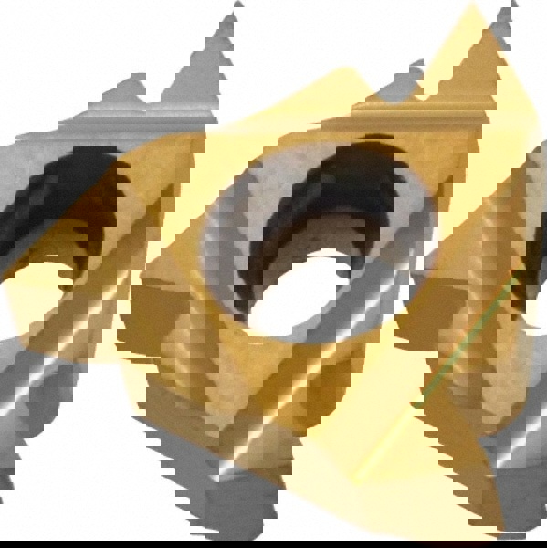 Laydown Threading Insert: 16 IR G60 MXC/GOLD, Solid Carbide