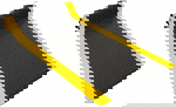 Anti-Fatigue Mat: 25' Long, 3' Wide, 9/16 Thick, Vinyl, Beveled Edges, Heavy-Duty