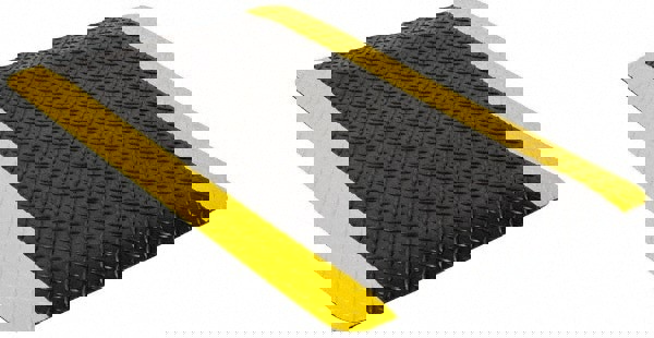 Anti-Fatigue Mat: 7' Long, 3' Wide, 9/16 Thick, Vinyl, Beveled Edges, Heavy-Duty