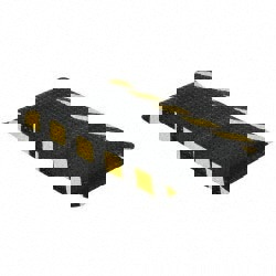 Anti-Fatigue Mat: 9' Long, 3' Wide, 9/16 Thick, Vinyl, Beveled Edges, Heavy-Duty