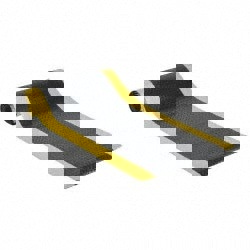 Anti-Fatigue Mat: 12' Long, 3' Wide, 9/16 Thick, Vinyl, Beveled Edges, Heavy-Duty