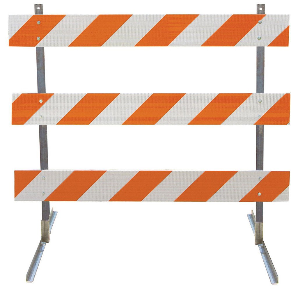 Traffic Barricades; Barricade Height (Inch): 63 ; Barricade Width (Inch): 96 ; Reflective: Yes ; Compliance: NCHRP-350; MUTCD