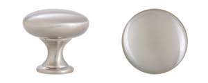 1-3/16 DIA CAB KNOB W/ SCRW SN