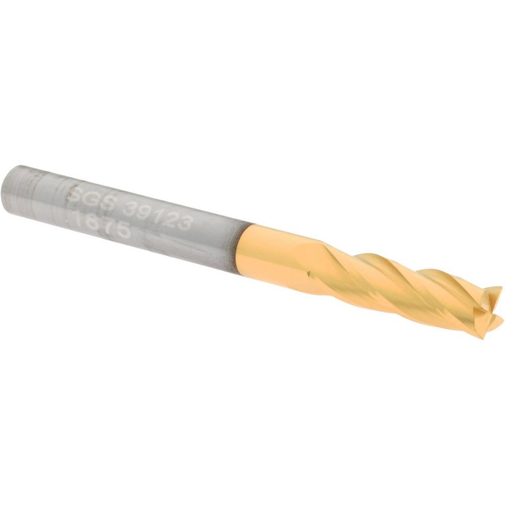 Square End Mill: 3/16