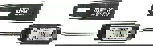 Digital Thermometer & Probe: 392 &deg; F, Stainless Steel Probe Sensor