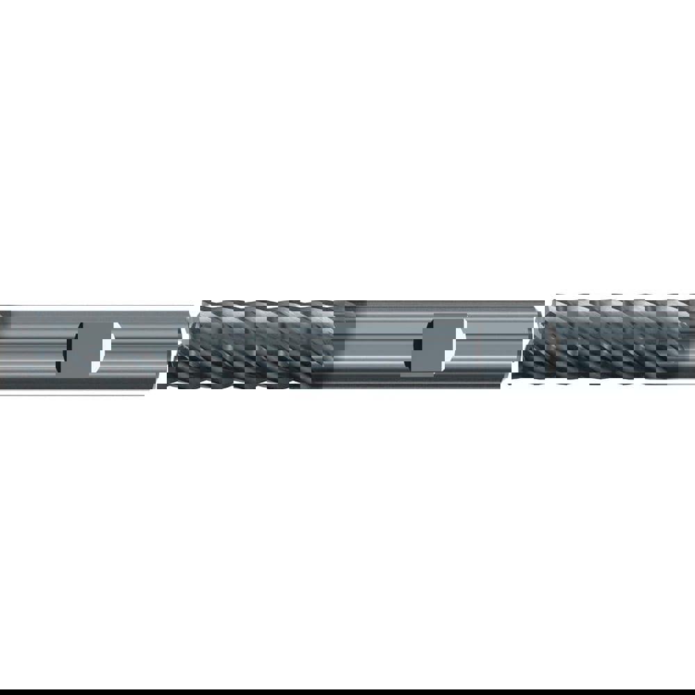 Roughing & Finishing End Mills; Mill Diameter (Fractional Inch): 5/8 ; Flute Type: Spiral ; Number Of Flutes: 6 ; End Mill Material: Solid Carbide ; Length of Cut (Inch): 2-1/4 ; Coating/Finish: AlCr