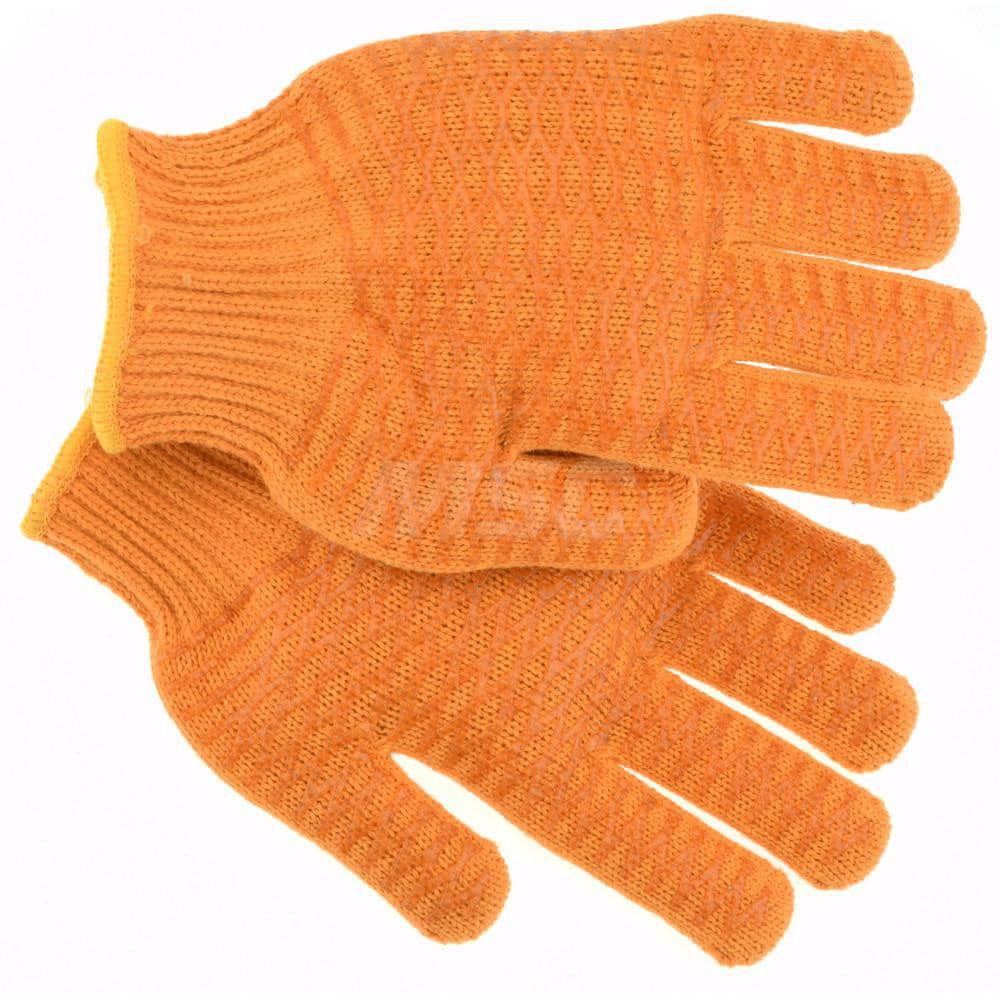 Work Gloves: PRO-SAFE Size Large, PVC-Coated Polyester, General Purpose
