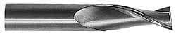 Square End Mill: 29/64'' Dia, 1'' LOC, 1/2'' Shank Dia, 3'' OAL, 2 Flutes, Solid Carbide