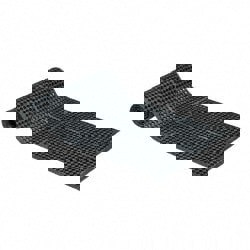 Anti-Fatigue Mat: 10' Long, 3' Wide, 1/2 Thick, Natural Rubber, Heavy-Duty