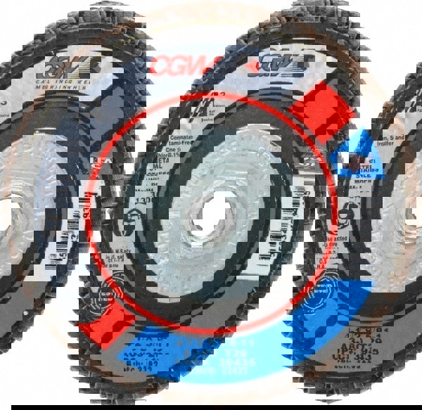 Flap Disc: 5/8-11 Hole, 80 Grit, Aluminum Oxide, Type 29