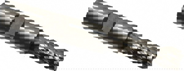 Square End Mill: 5/16'' Dia, 3/4'' LOC, 3/8'' Shank Dia, 2-1/2'' OAL, 4 Flutes, Powdered Metal