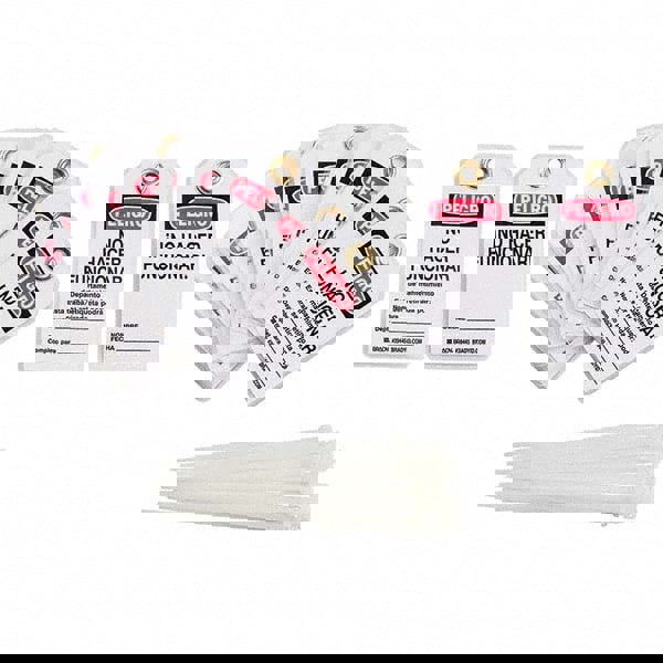 Lockout Tag: Polyester, 