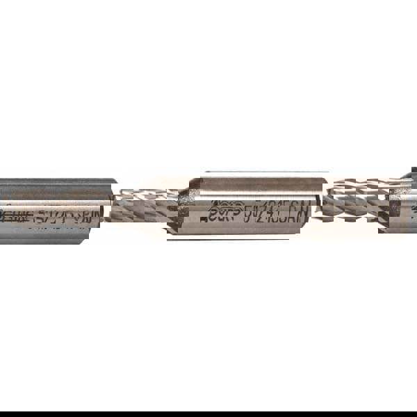 Square End Mill: 7/32'' Dia, 5/8'' LOC, 3/8'' Shank Dia, 2-7/16'' OAL, 4 Flutes, Powdered Metal