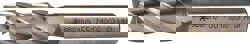 Square End Mill: 7/16'' Dia, 1'' LOC, 3/8'' Shank Dia, 2-11/16'' OAL, 4 Flutes, Powdered Metal
