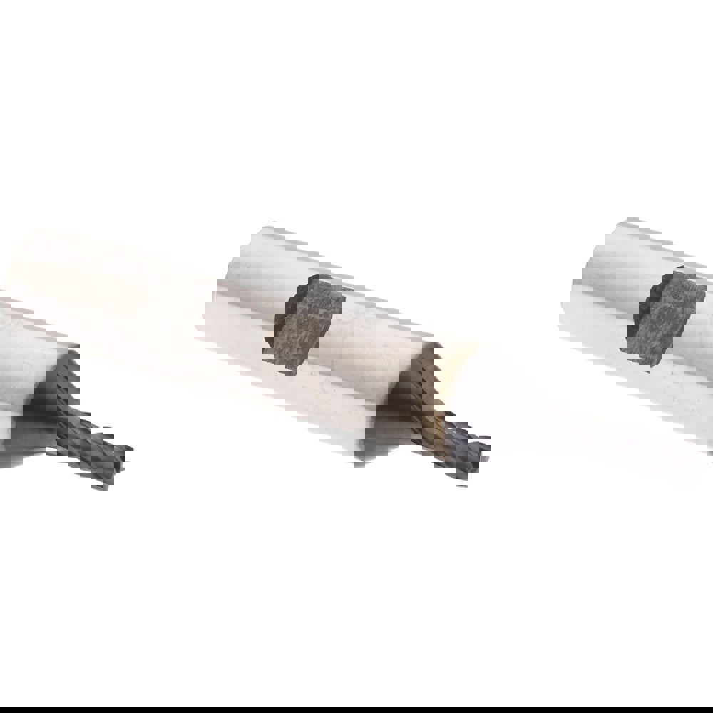 Square End Mill: 1/8'' Dia, 3/8'' LOC, 3/8'' Shank Dia, 2-5/16'' OAL, 4 Flutes, Powdered Metal