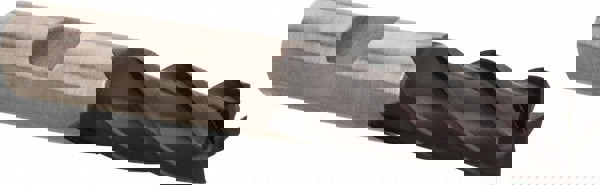 Square End Mill: 1/2'' Dia, 1-1/4'' LOC, 1/2'' Shank Dia, 3-1/4'' OAL, 4 Flutes, Powdered Metal