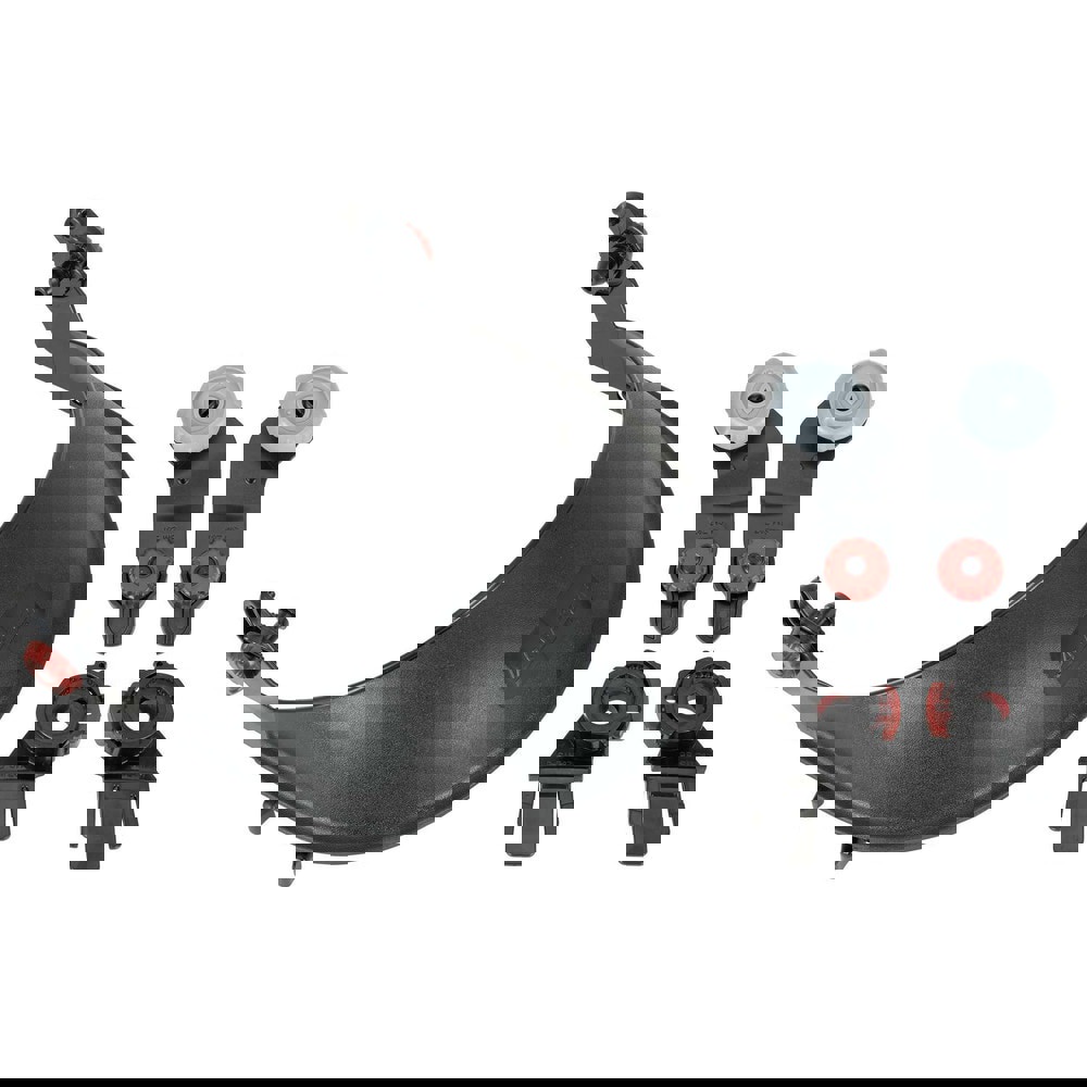 Hard Hat Accessories; Accessory Type: Bracket Kit ; Type: Slotted Hard Hat Adapter ; For Use With: Climbing Hard Hats ; Hard Hat Compatibility: Jackson Brand ; Material: ABS; Polycarbonate ; Color: Black