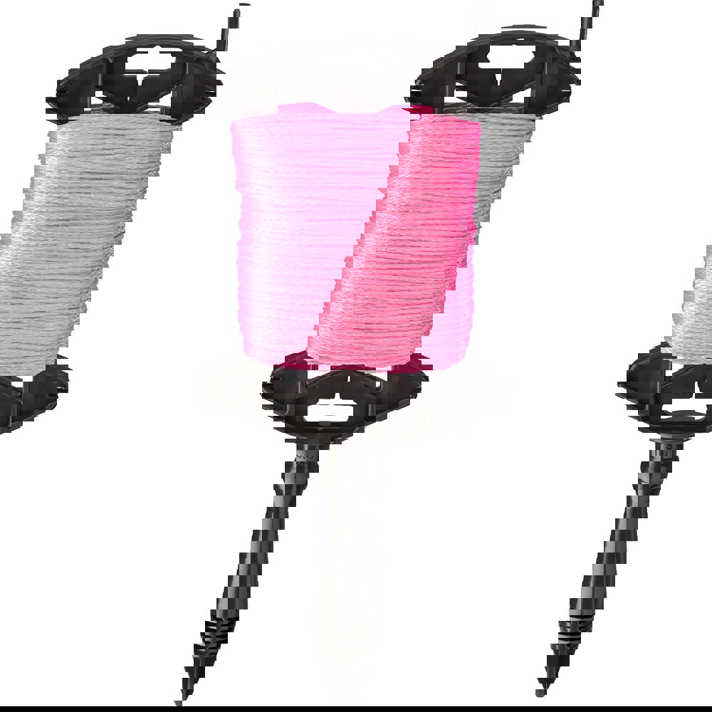 Twine; Twine Type: Braided Twine ; Twine Construction: Braided ; Material: Nylon ; Color: Pink ; Twine Size: 500 ; Breaking Strength (Lb.): 165.00