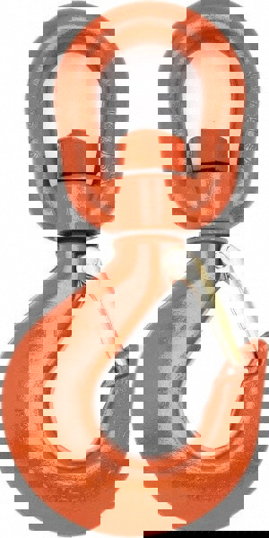 #4 Hook, 2 Ton Capacity, Alloy Steel Swivel Hoist Hook