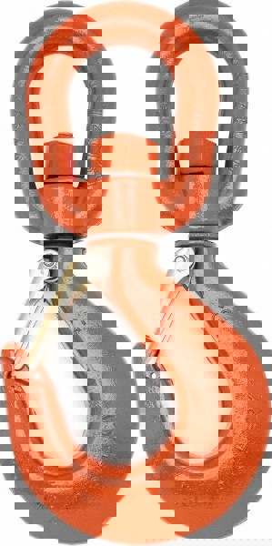 #5 Hook, 3 Ton Capacity, Alloy Steel Swivel Hoist Hook