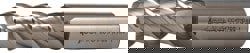 Square End Mill: 3/4'' Dia, 1-5/8'' LOC, 3/4'' Shank Dia, 3-7/8'' OAL, 3 Flutes, Powdered Metal