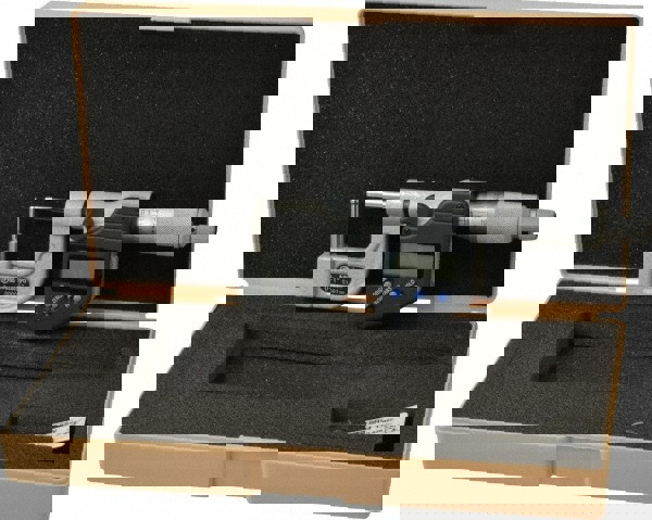 0 to 1 Inch Measurement Range, Sphere Anvil, Ratchet Stop Thimble, Electronic Tube Micrometer