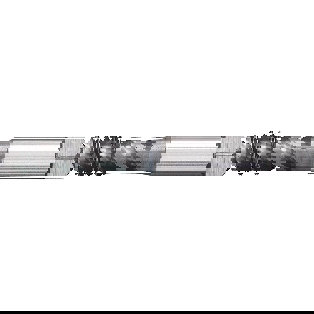 Spiral Flute Tap: M14x2 Metric, 5 Flutes, Modified Bottoming, 6HX Class of Fit, Powdered Metal, CrC/C Coated